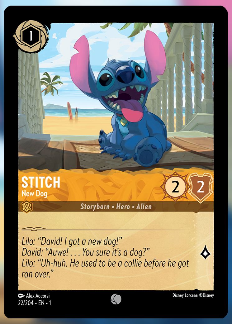 Stitch, New Dog
