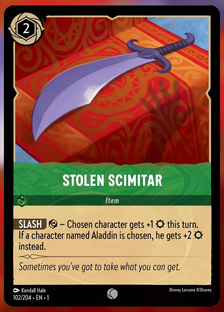 Stolen Scimitar