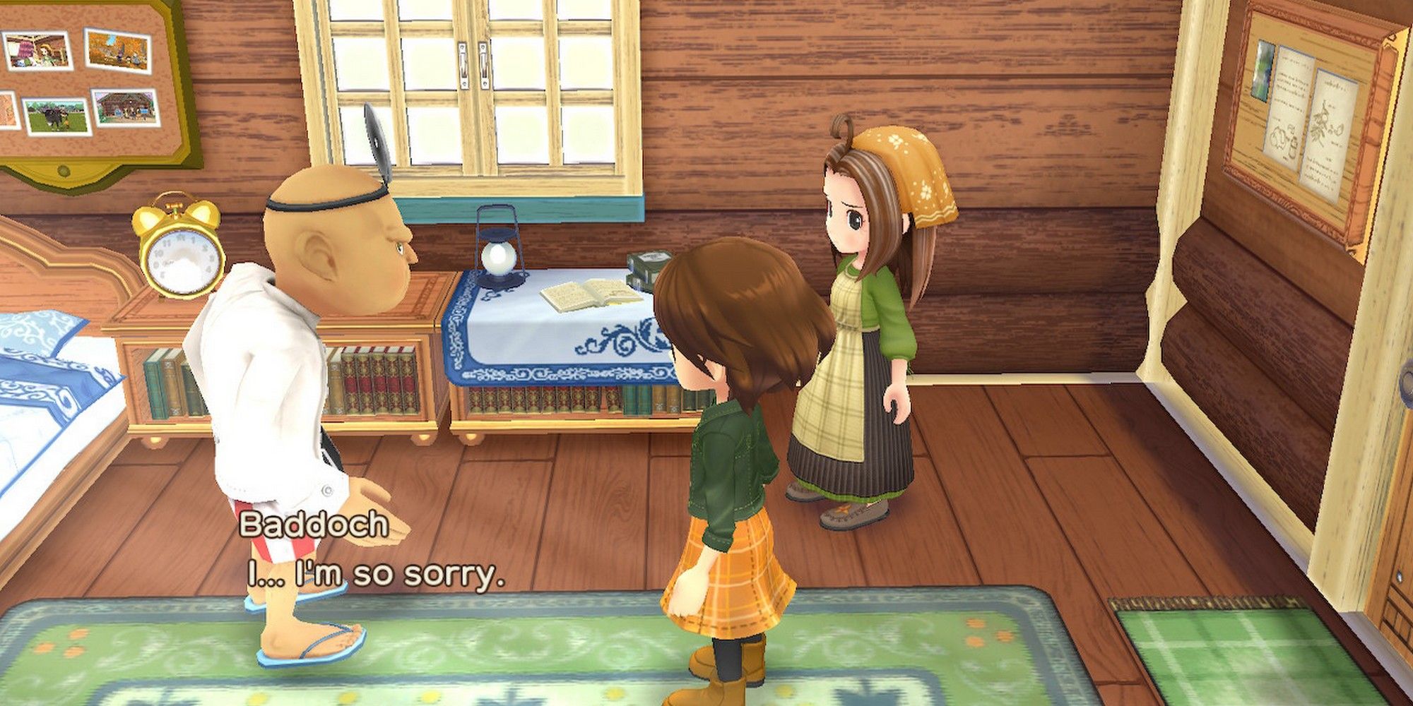 story of seasons a wonderful life cutscene baddoch cecilia and your child when you pass away in chapter seven