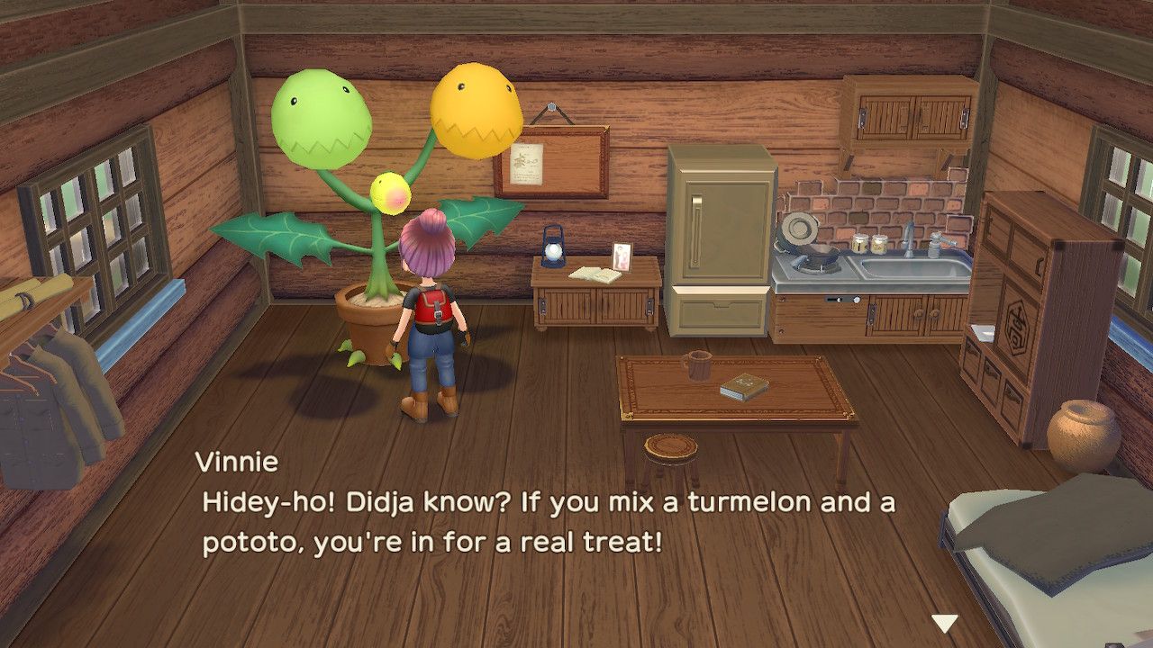 story of seasons custom crops vinnie telling you a recipe
