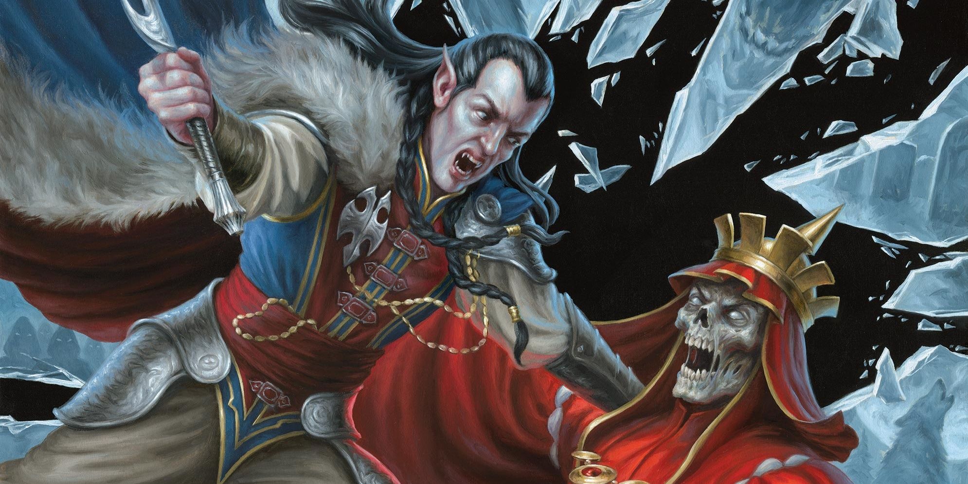 Strahd von Zarovich fights Azalin Rex 