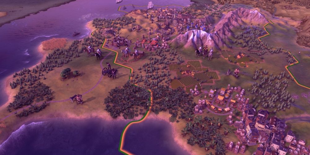 Early era of a civilization with a city and units