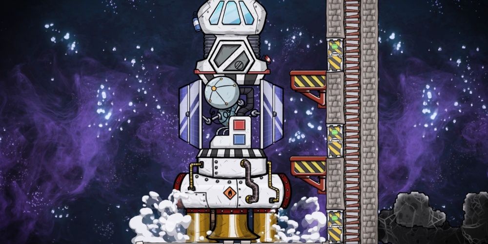 A rocket ready to launch