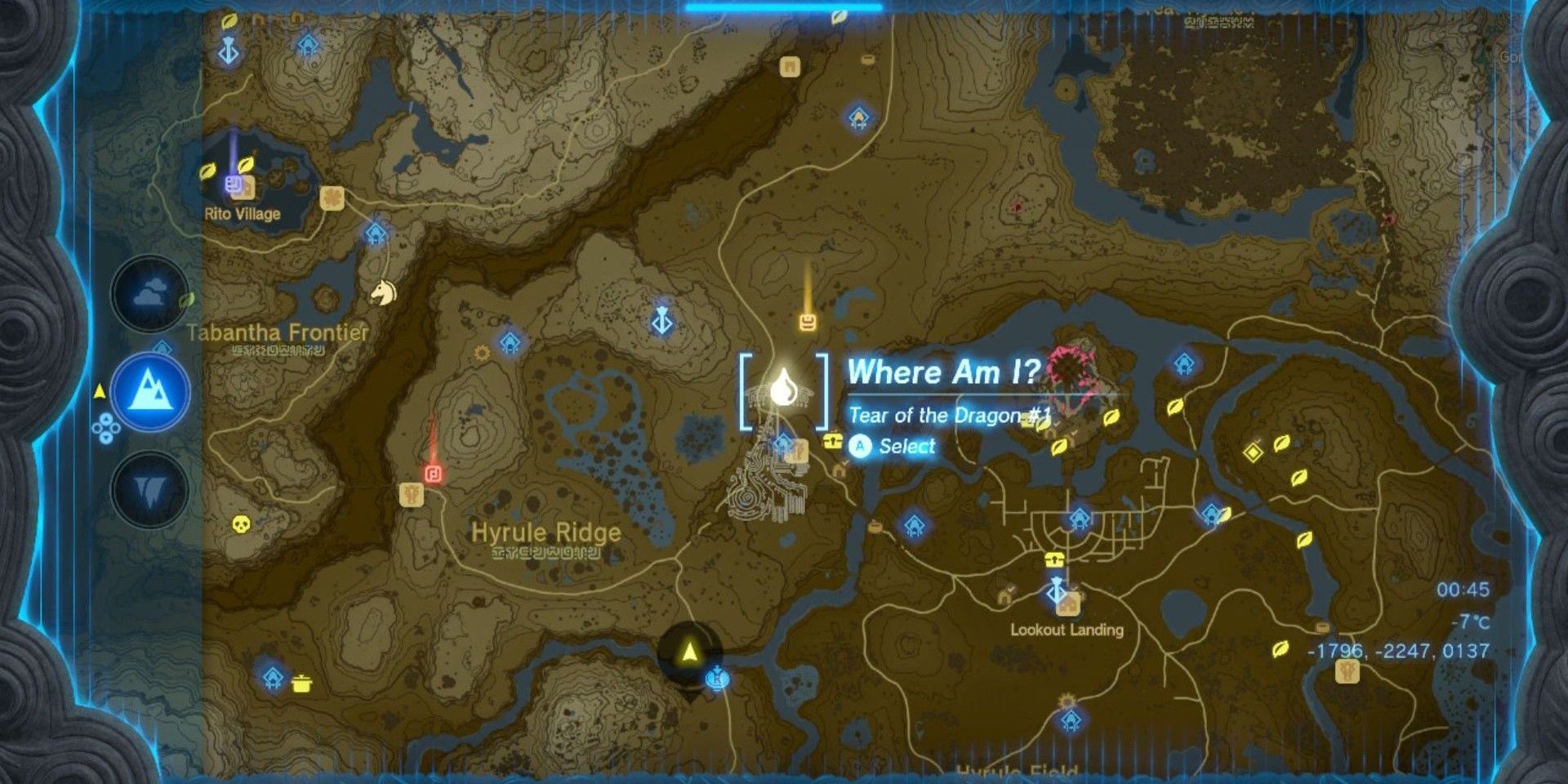 The Tears of the Kingdom Map