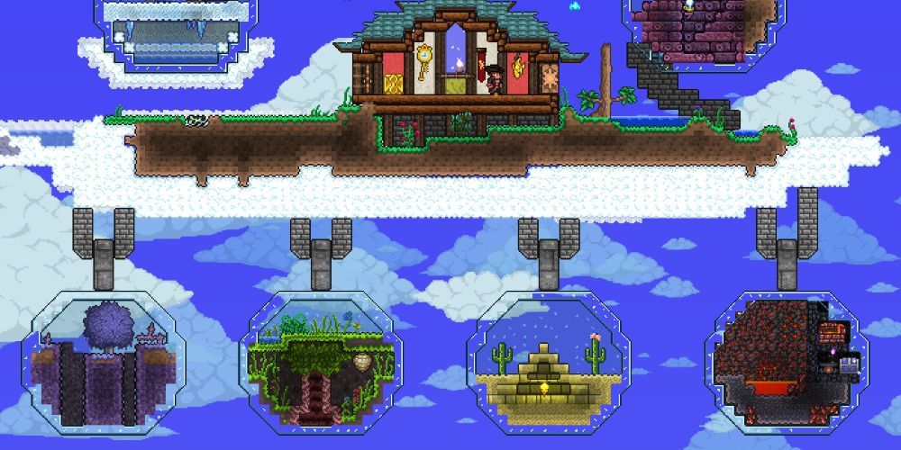 Terraria collection of Mini Biomes