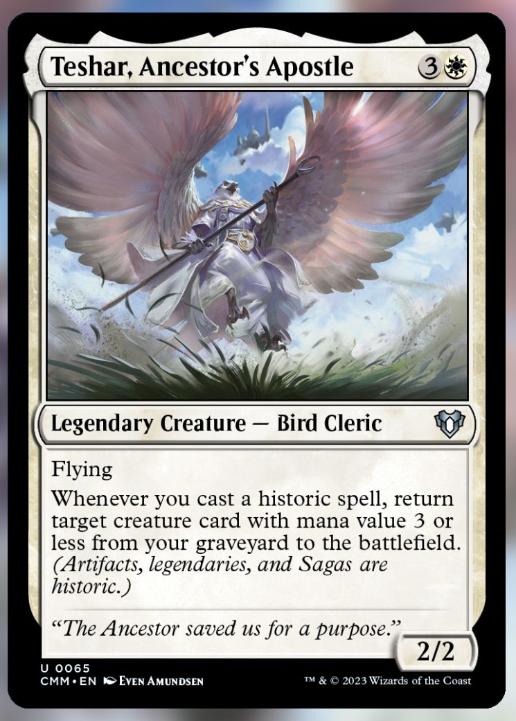 Teshar, Ancestor's Apostle