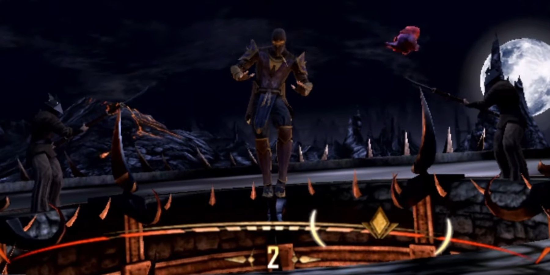 Test Your Balance in Mortal Kombat 9 for the PS Vita.