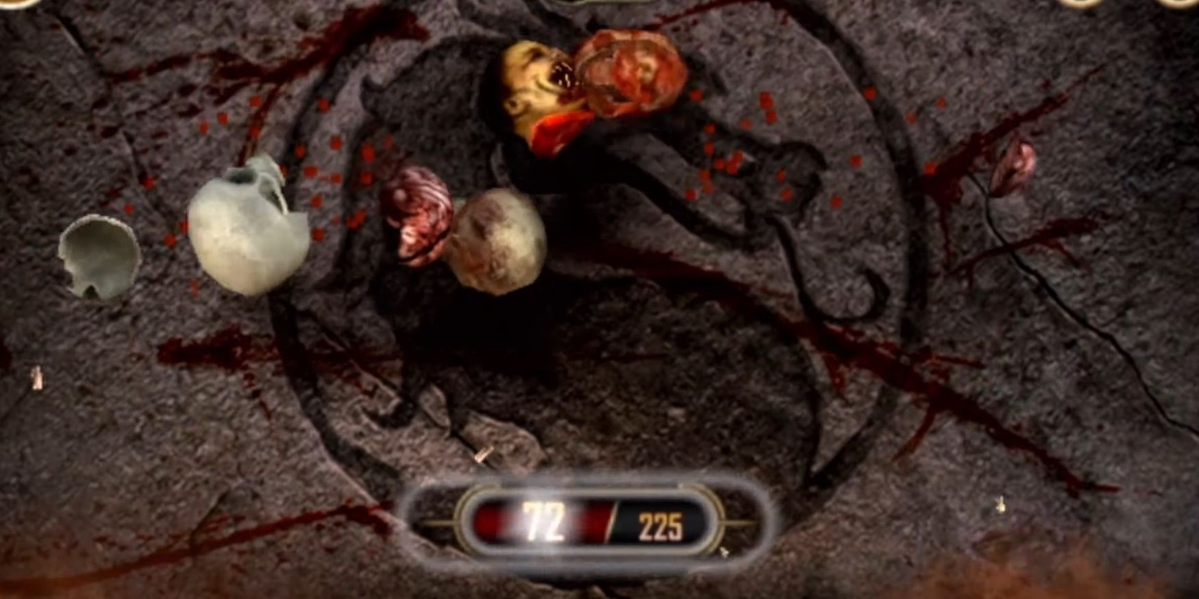 Test Your Slice in Mortal Kombat 9 for the PS Vita.