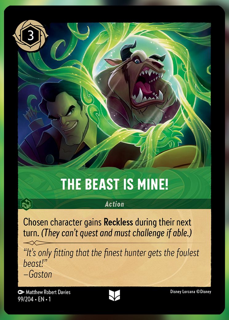 The Beast Is Mine