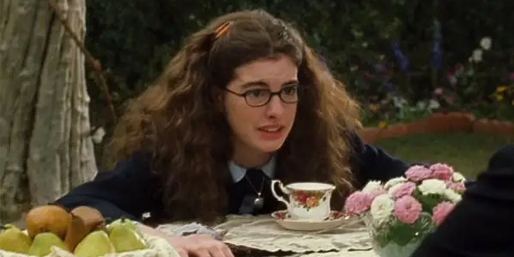 The Princess Diaries Mia Thermopolis tea with the queen frizzy hair