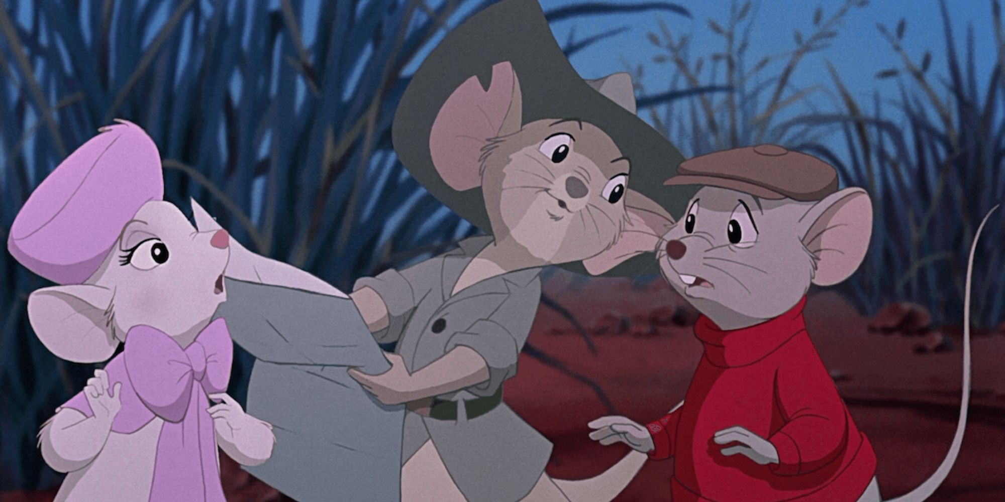 The Rescuers Down Under — Miss Bianca, Jake, and Bernard