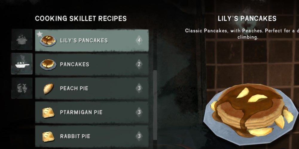The Long Dark Cooking Ingredients Lily's Pancakes Skillet Recipes