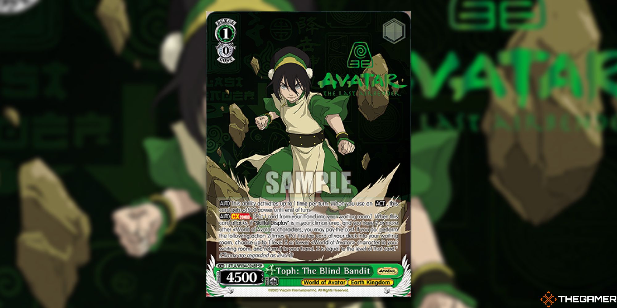 Toph The Blind Bandit (SP) Card Art