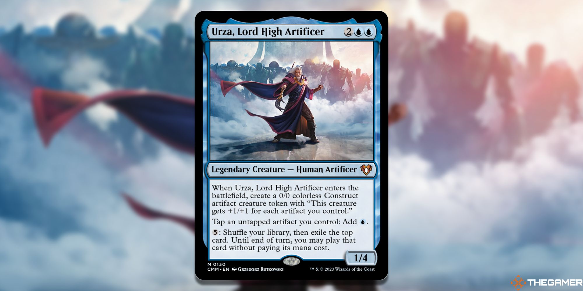 MTG: Urza, High Lord Artificer card