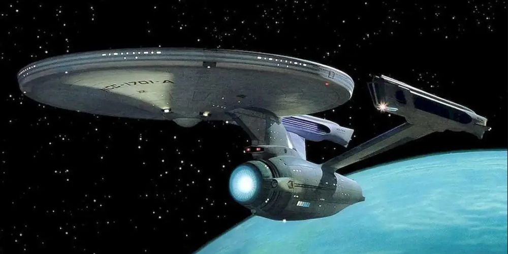 Star Trek USS Enterprise in space