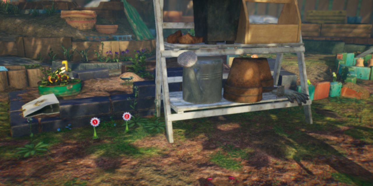 View of Sun-Speckled Terrace In Pikmin 4