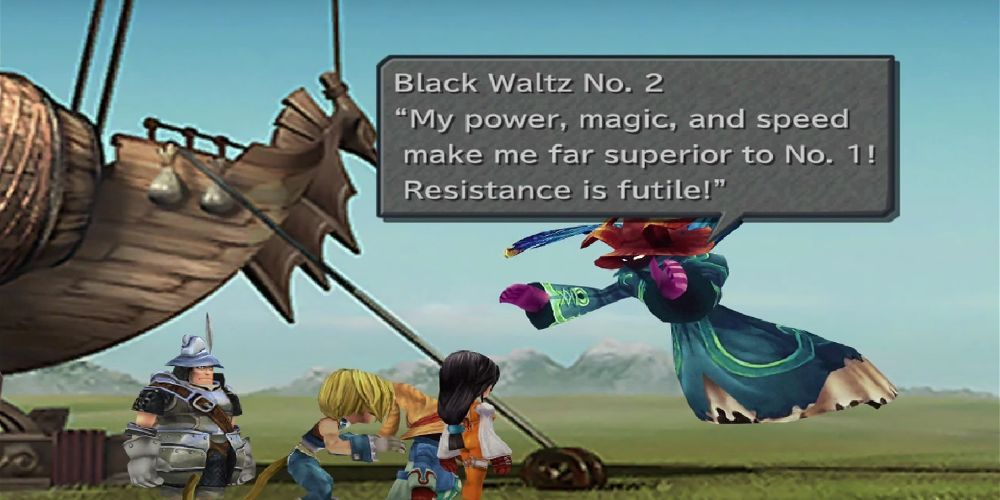 Zidane and the party getting ready to fight Black Waltz 2
