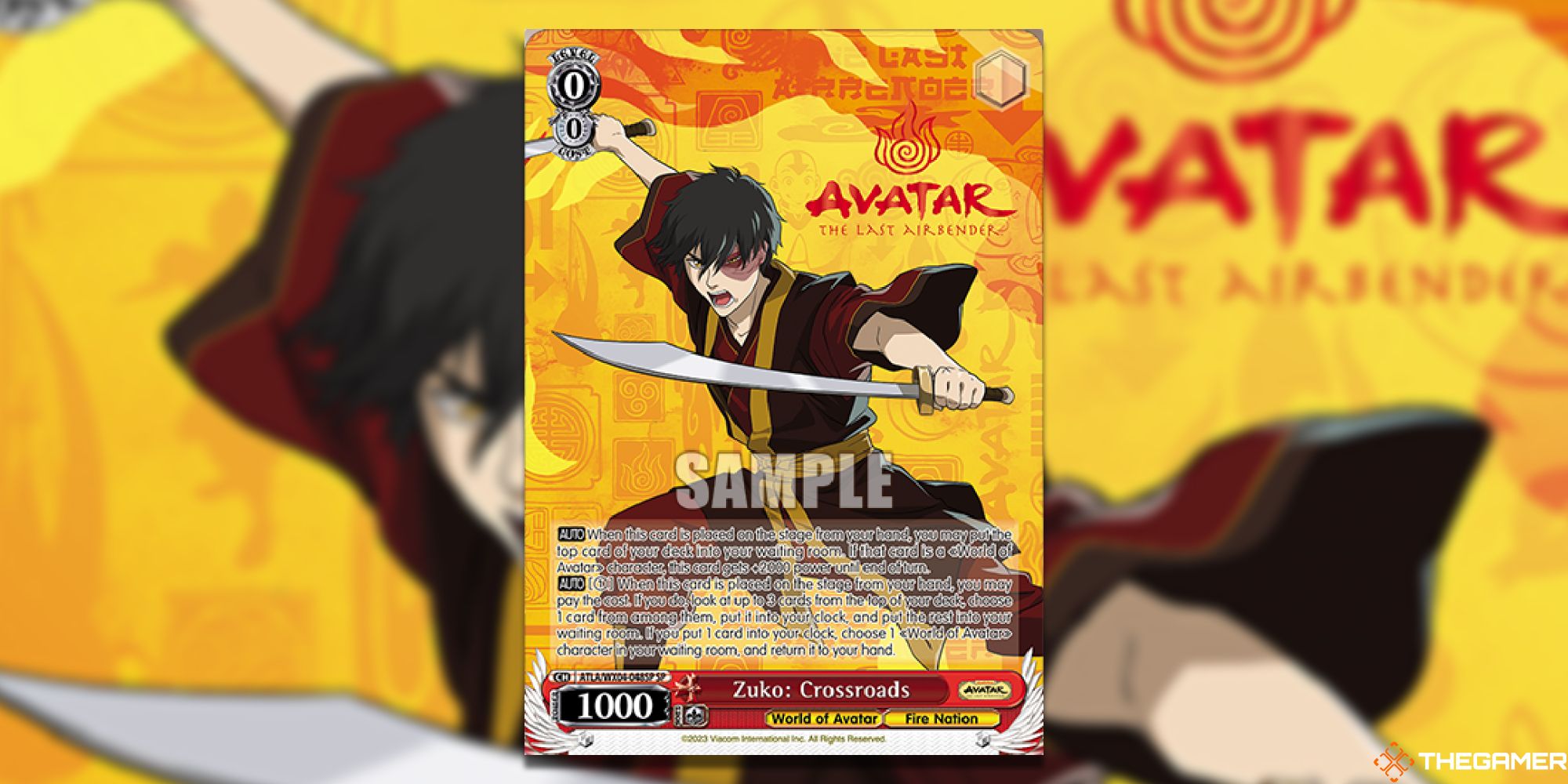 Zuko Crossroads (SP) Card Art