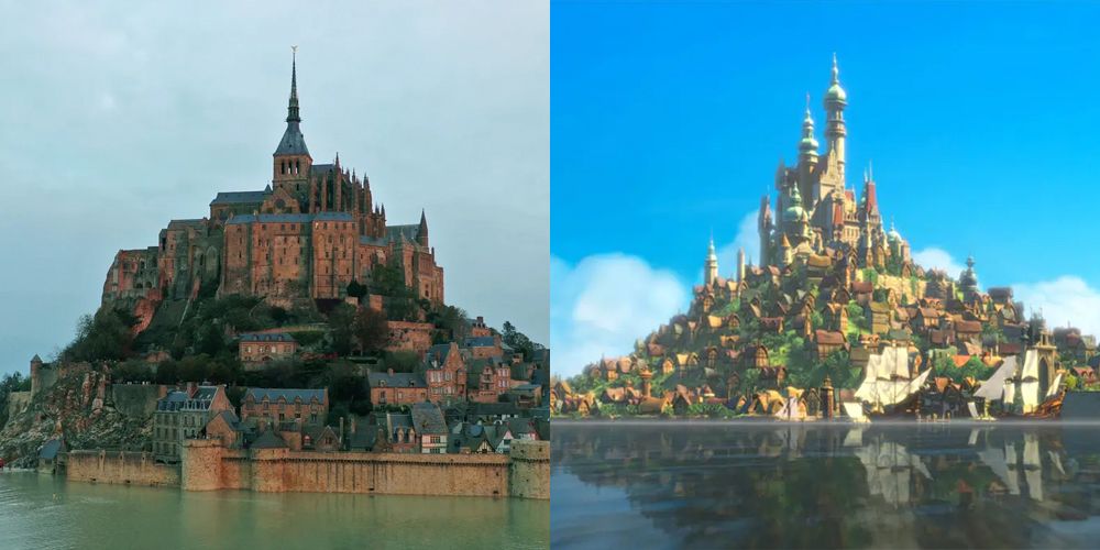 Tangled Mont-Saint-Michel Corona Kingdom