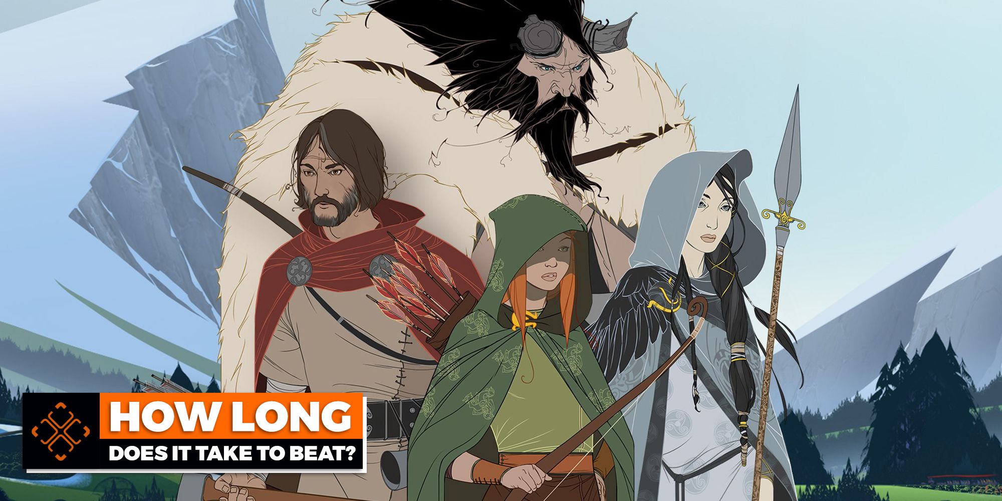 Game art from The Banner Saga Trilogy.