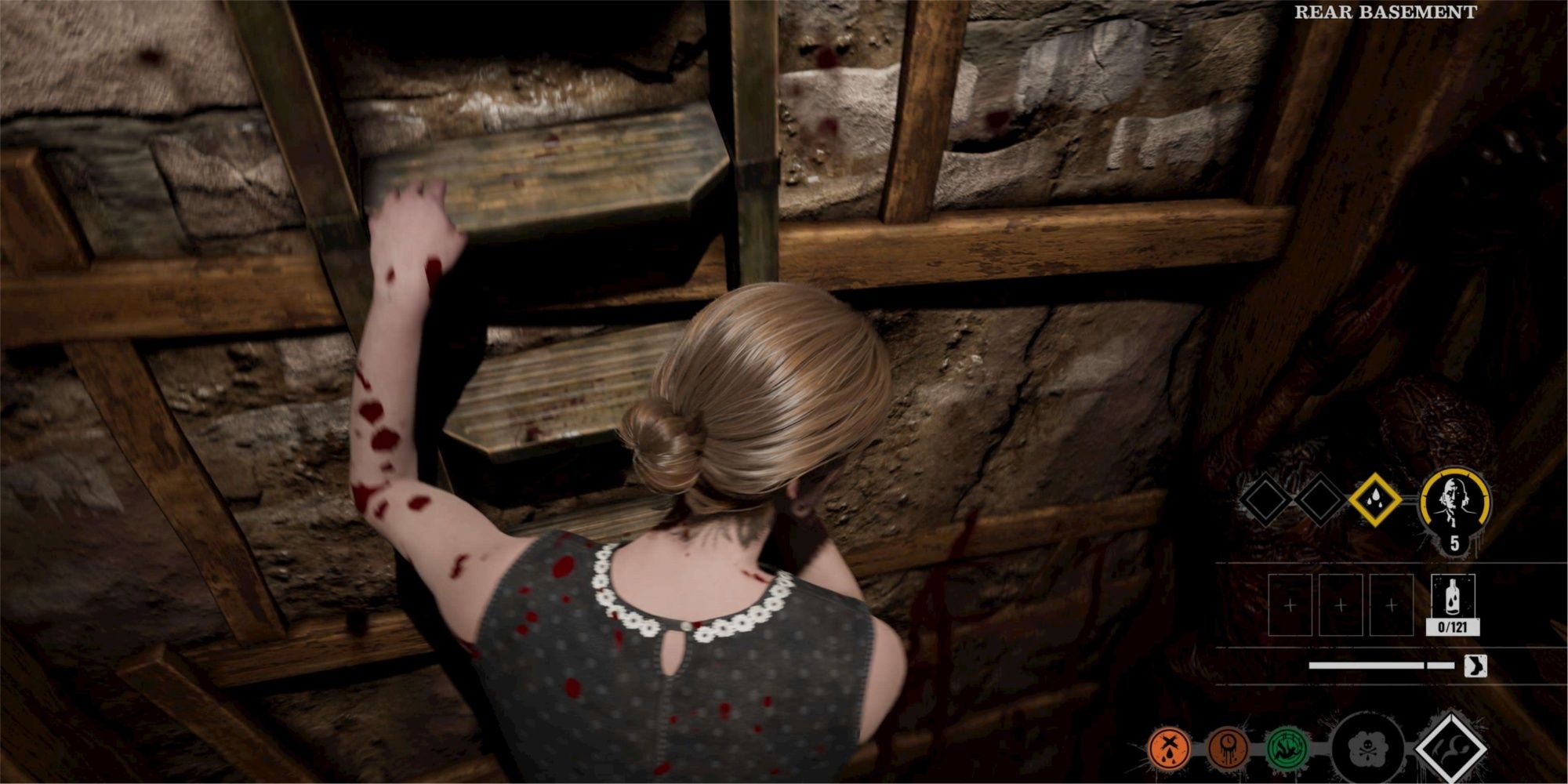 Sissy goes down to the Rear Basement to track down victims.