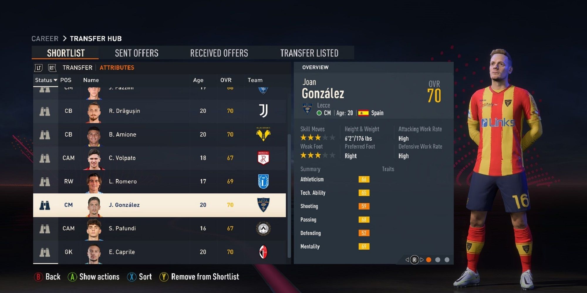 An image of Joan Gonzalez in FIFA 23
