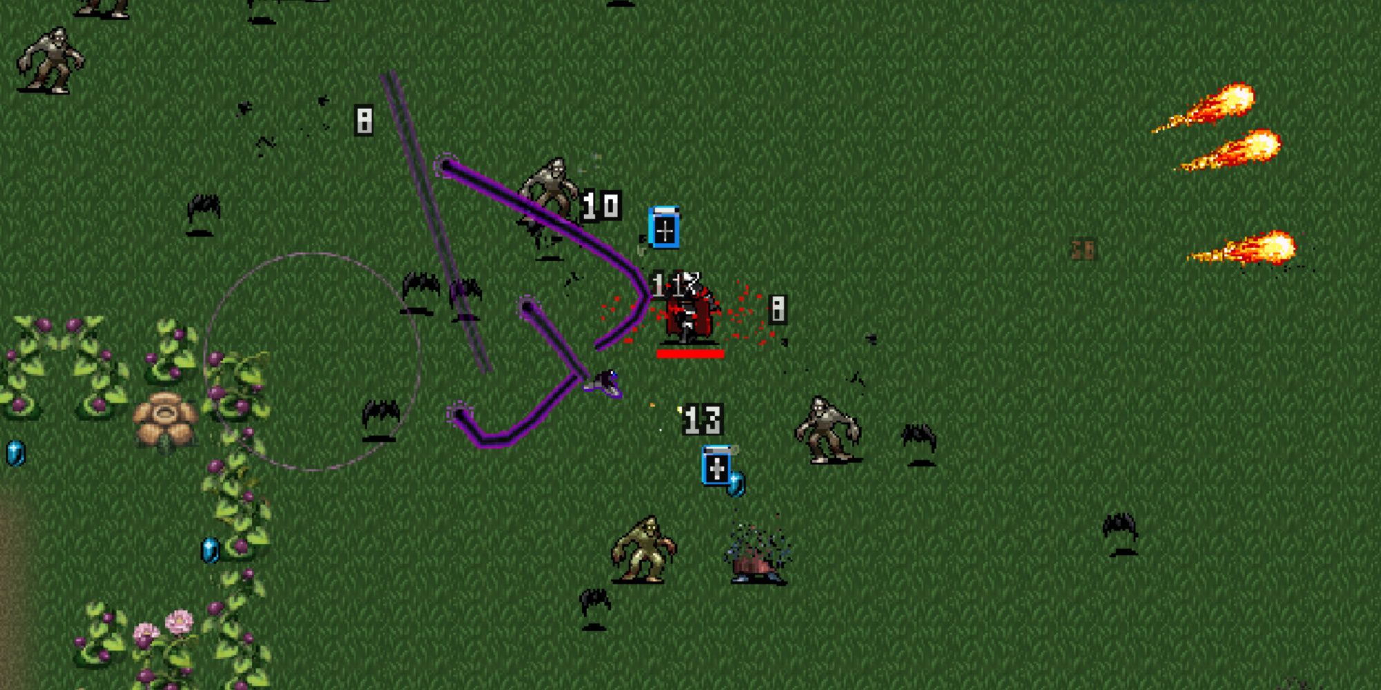 arca on the mad forest level after the new update with several upgrades including his standard fire wand
