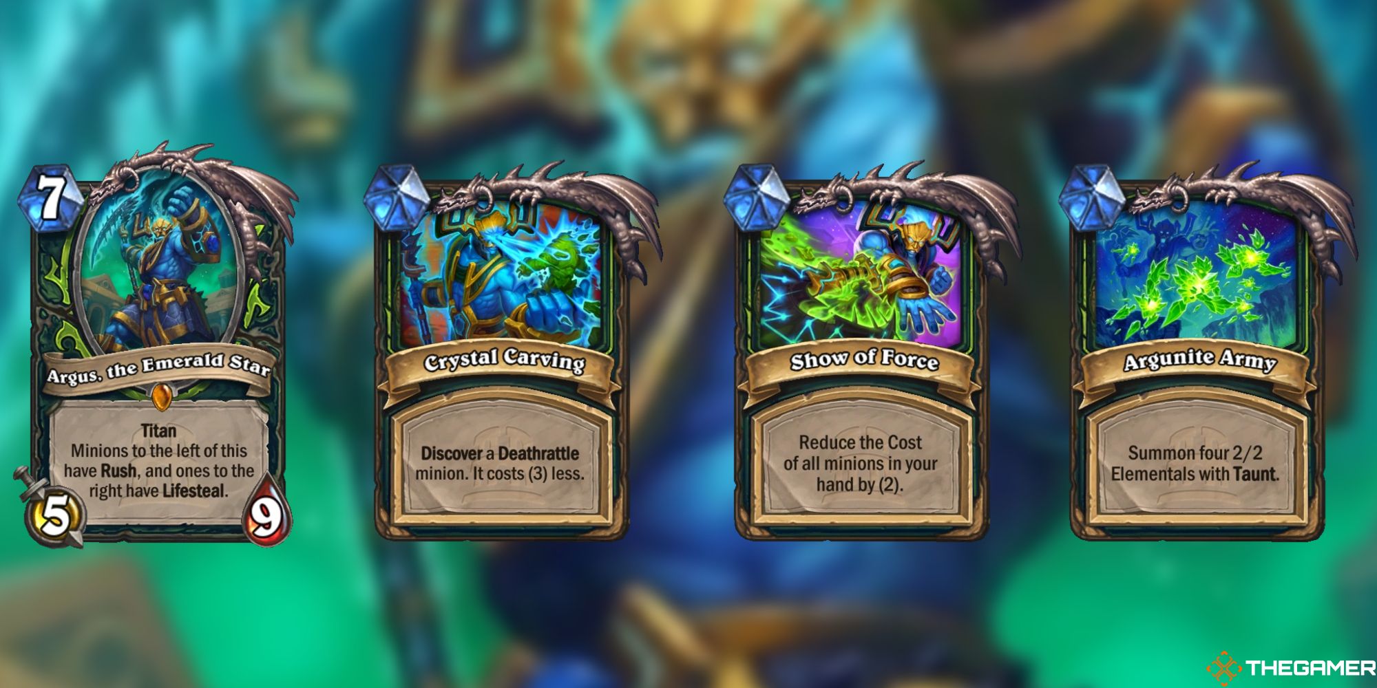 Argus, the Emerald Star and Abilities Hearthstone