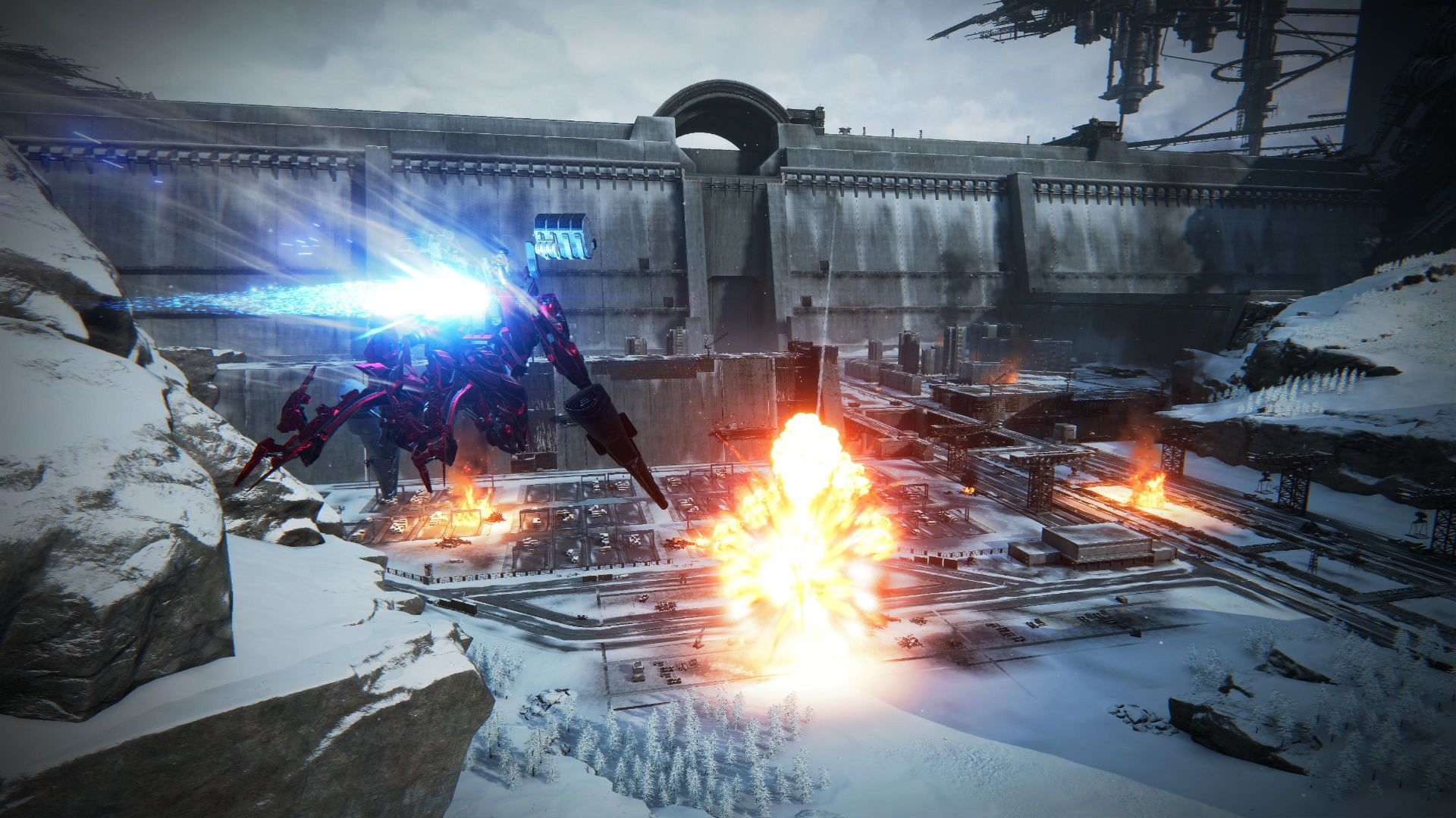Armored Core 6, Assault Boosting toward the wall