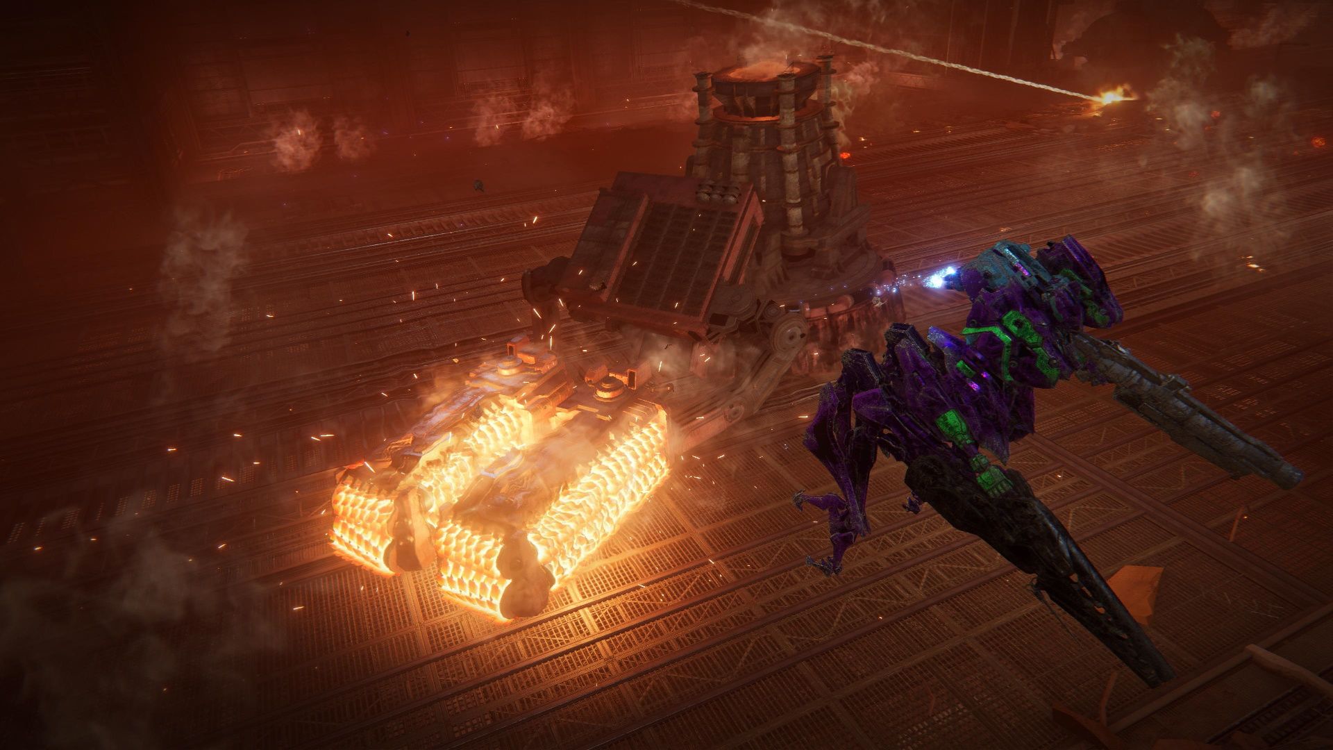 Armored Core 6, EC-0804 Smart Cleaner, Leaping away from the clap attack