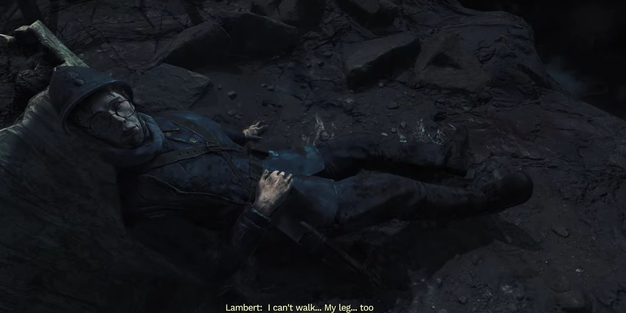 Amnesia: The Bunker - Augustin Wounded In The Beginning