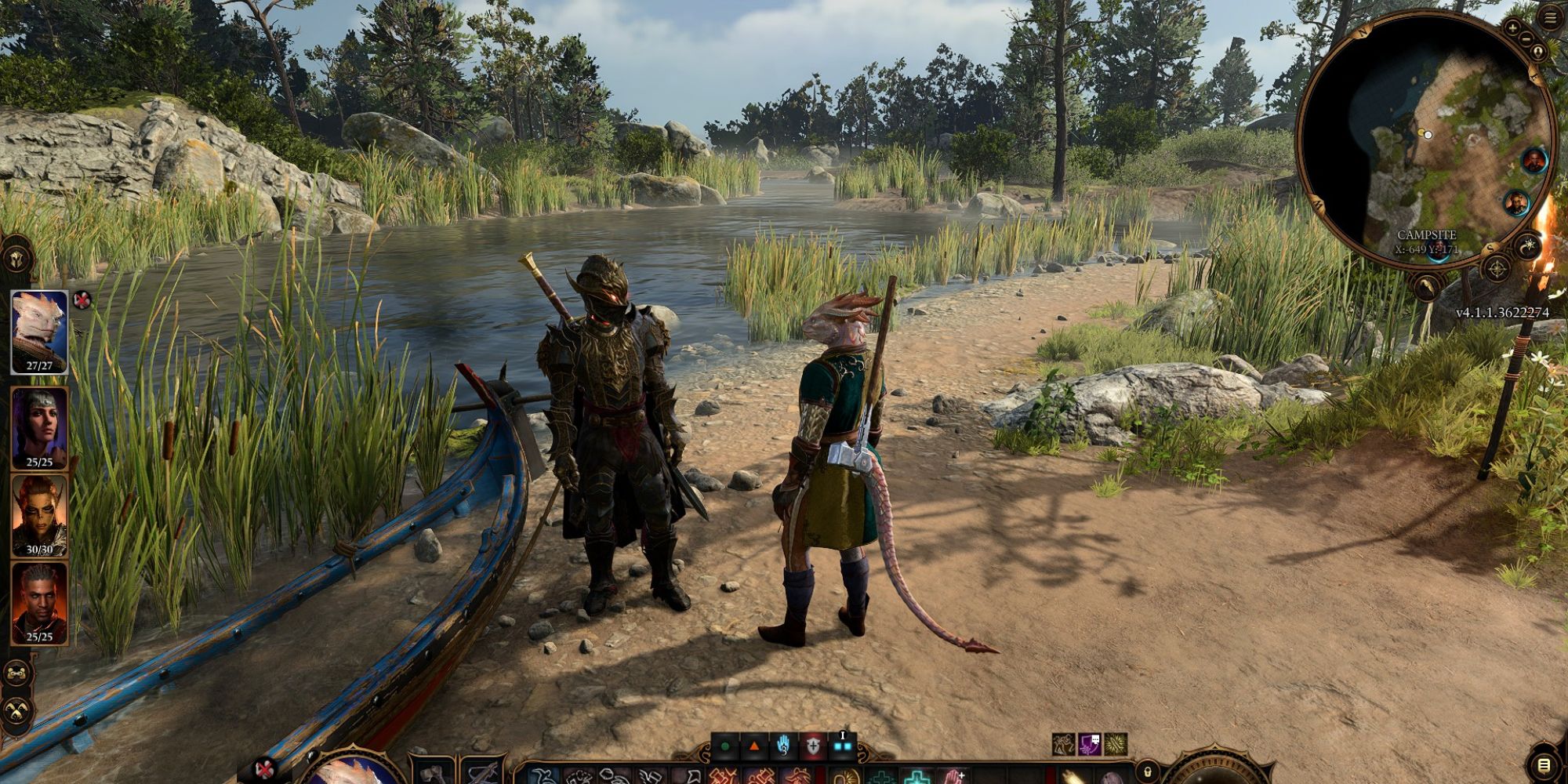 Baldur's Gate 3 Oathbreaker Knight And Dragonborn