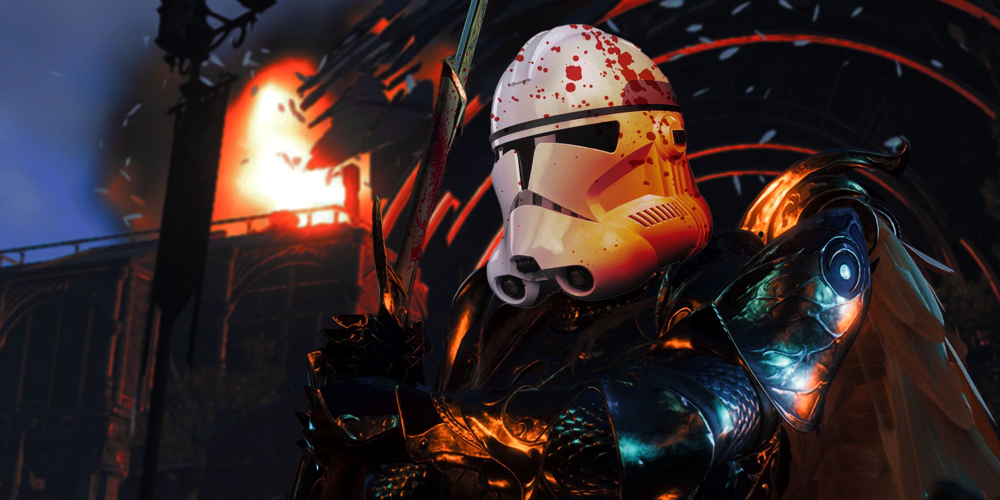 Baldurs Gate 3 with a Star Wars clone droid