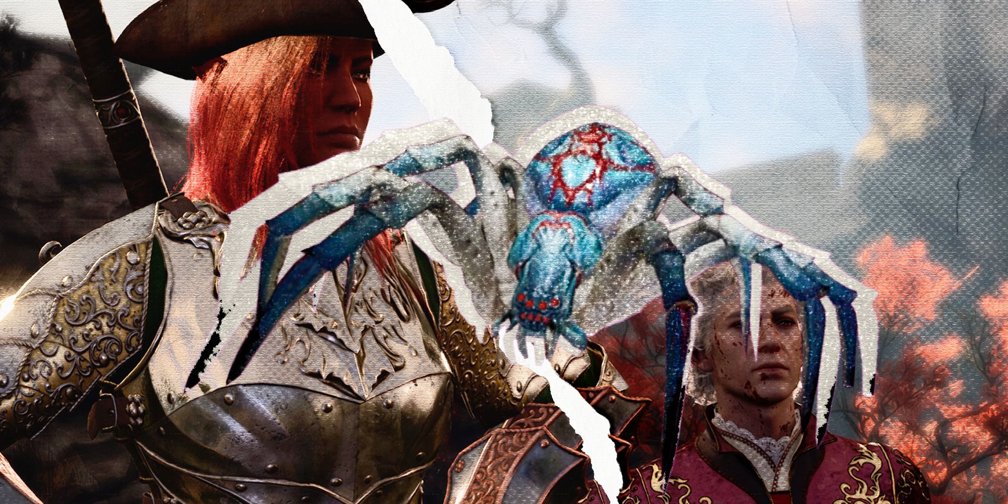 Baldurs Gate characters with the phase spider matriarch