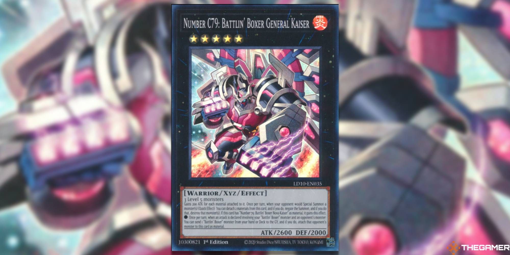 yugioh battlin boxer general kaiser xyz effect monster