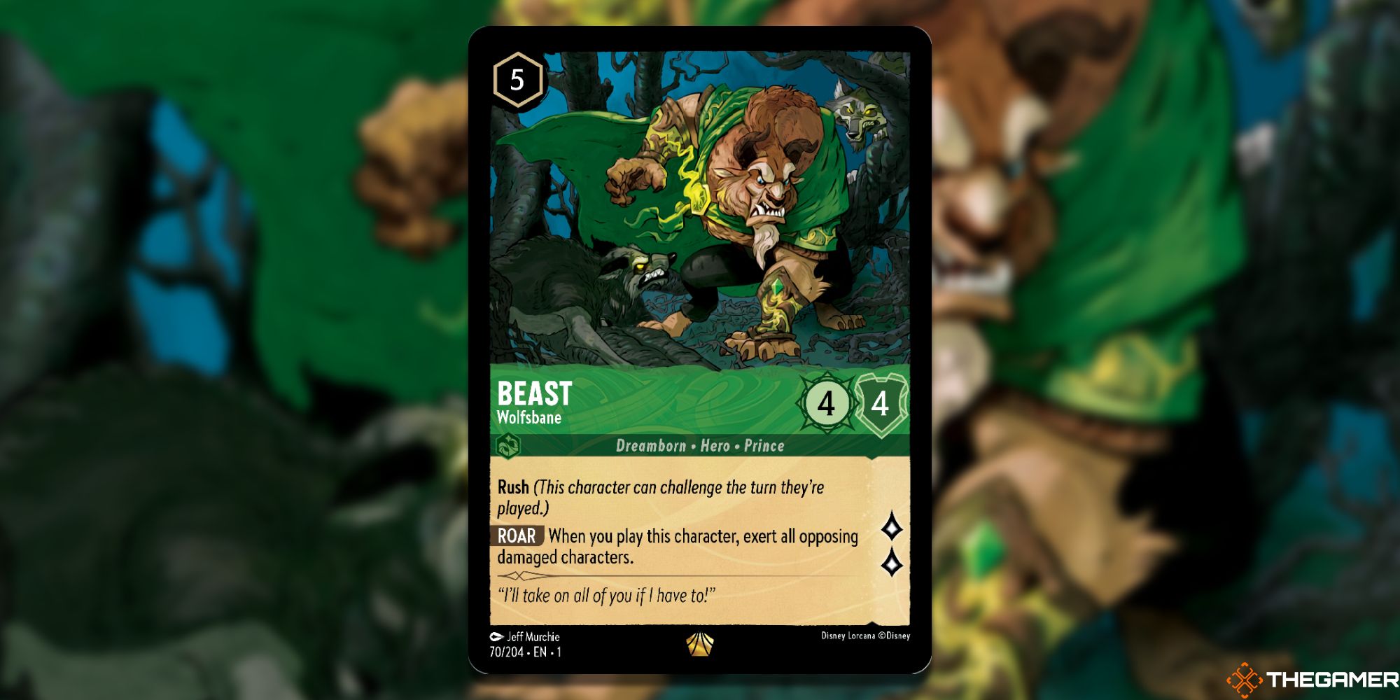 beast wolfsbane full card lorcana