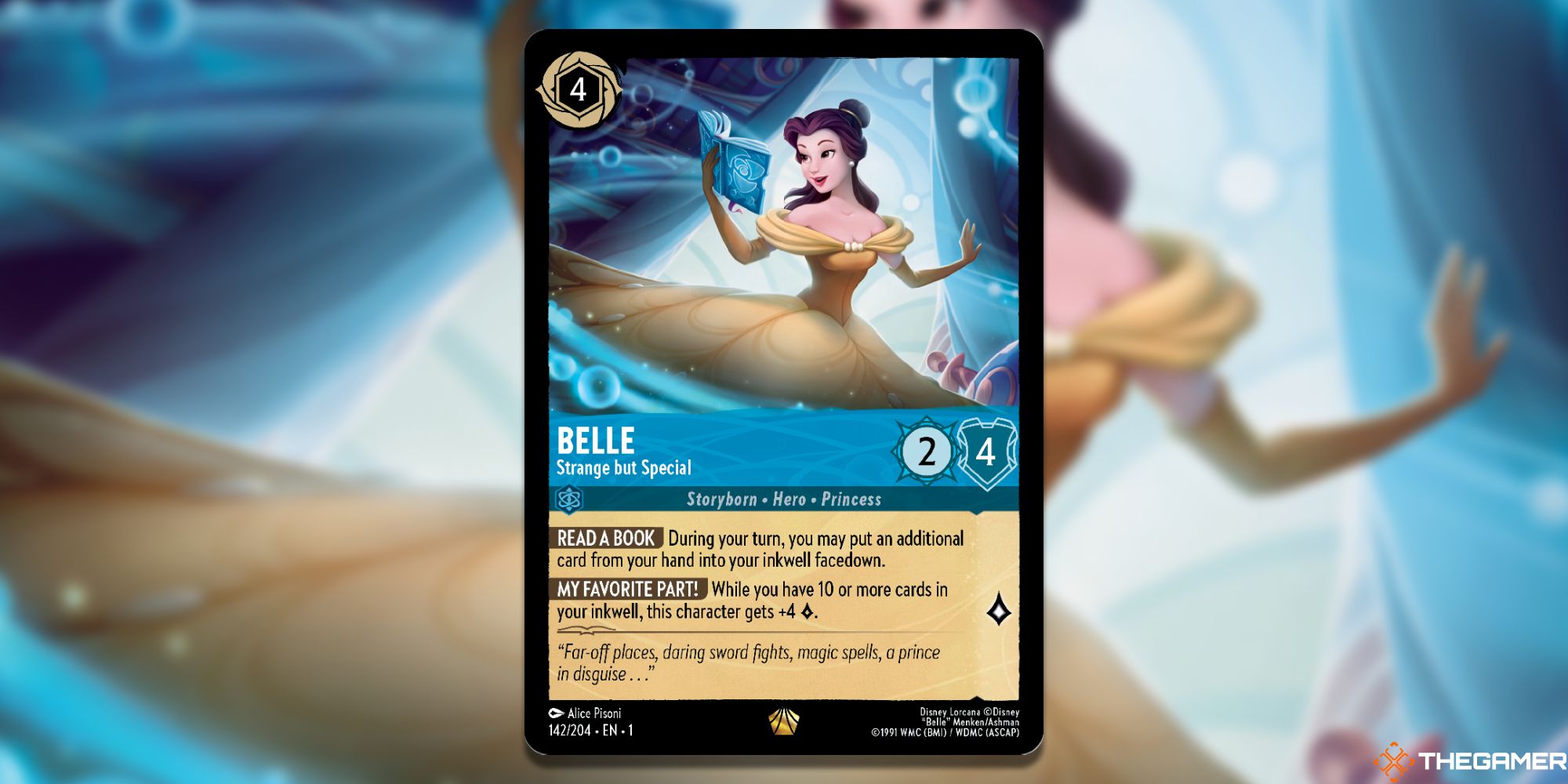 belle strange but special full card lorcana