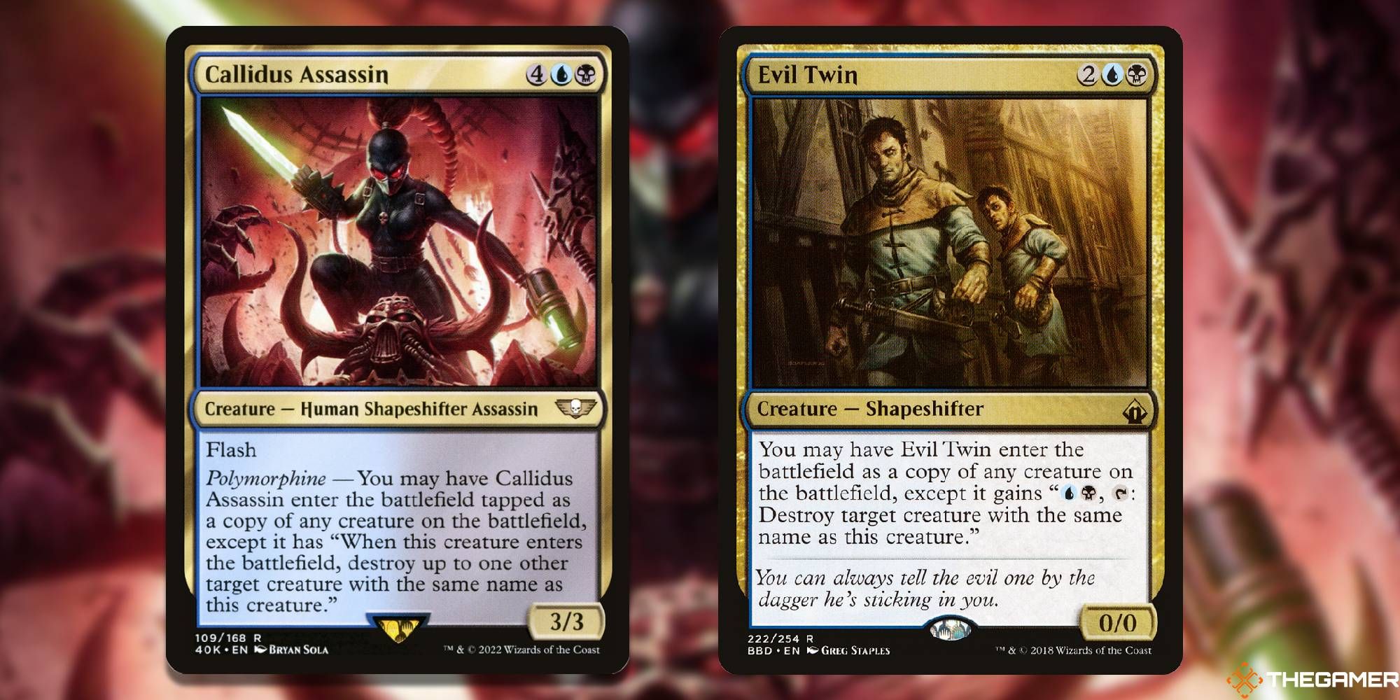 Callidus Assassin + Evil Twin