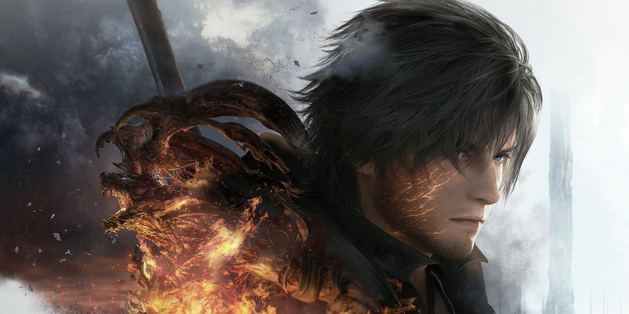 Clive and Ifrit from FF16