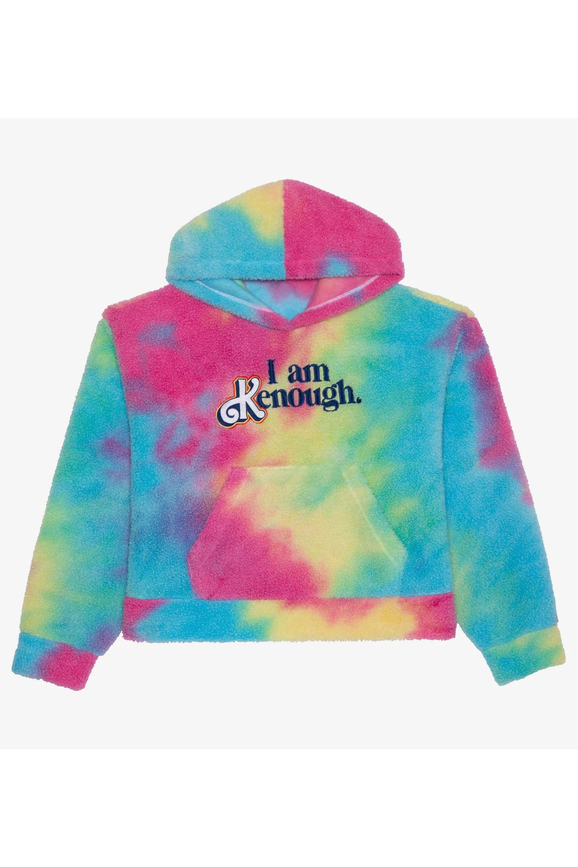 i am kenough barbie movie sherpa hoodie