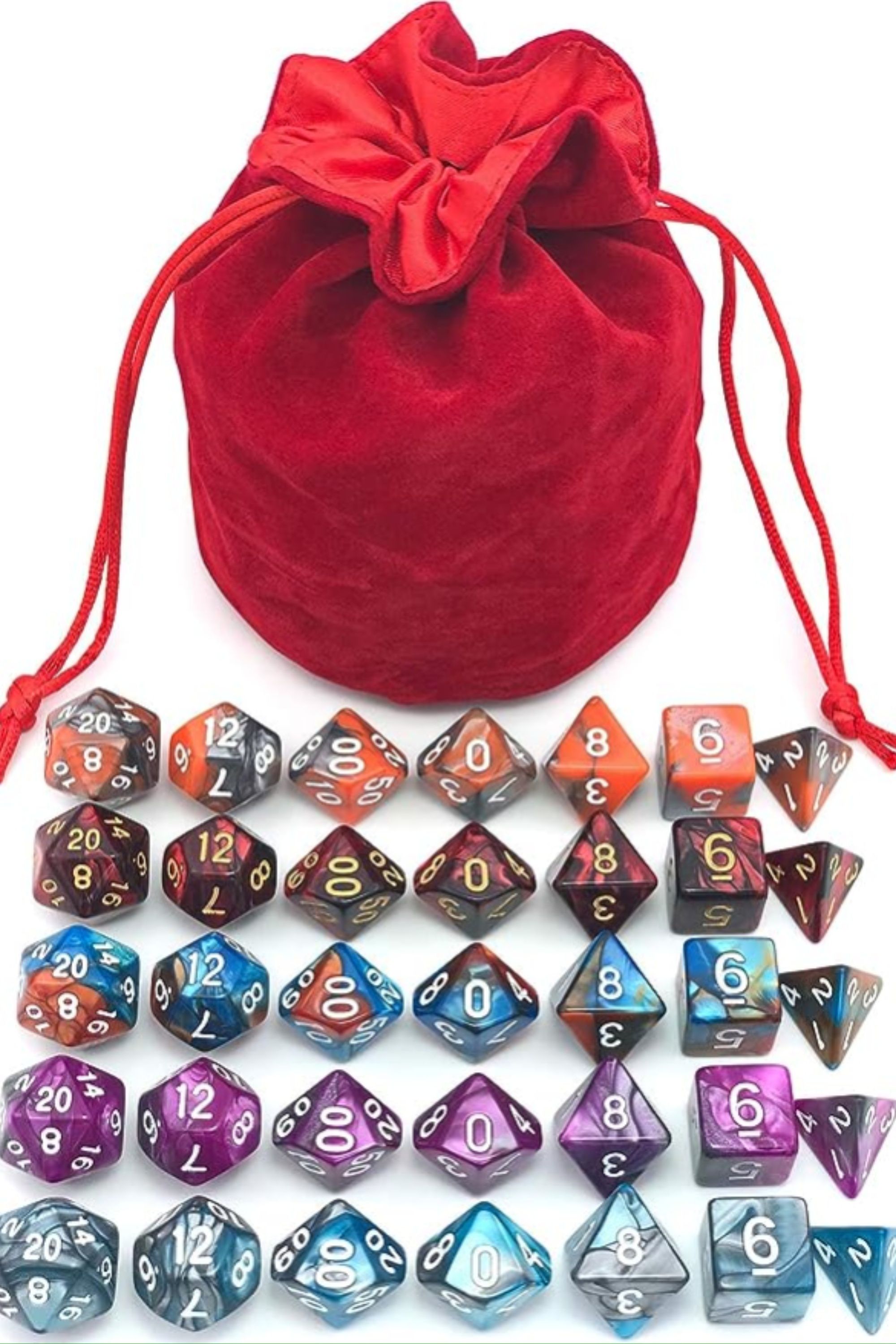 Assorted Colors Polyhedral Dice Set for Dungeons and Dragons