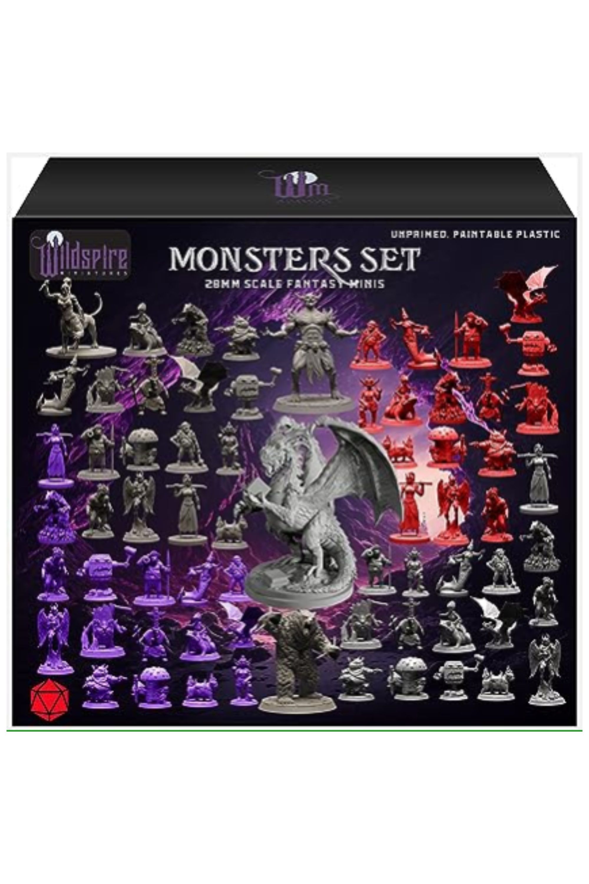 Wildspire Fantasy Miniatures w/Huge Dragon