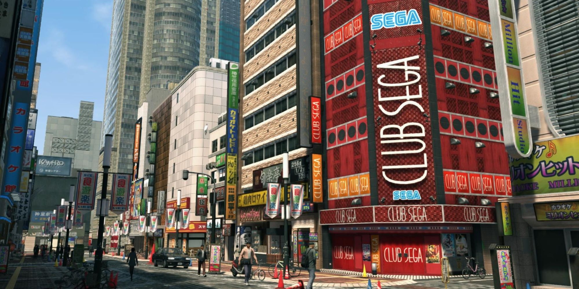 Downtown Kamurocho From Yakuza During The Day 