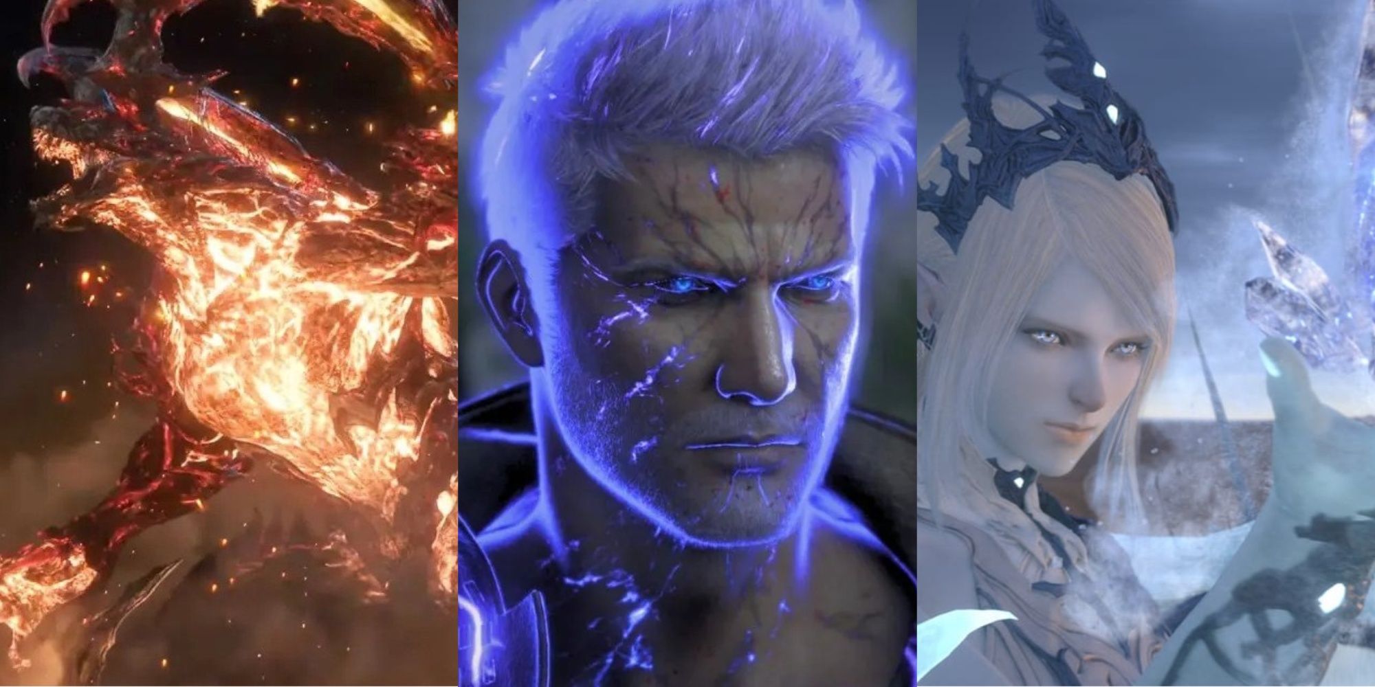 Ifrit, Cid, Shiva Final Fantasy 16