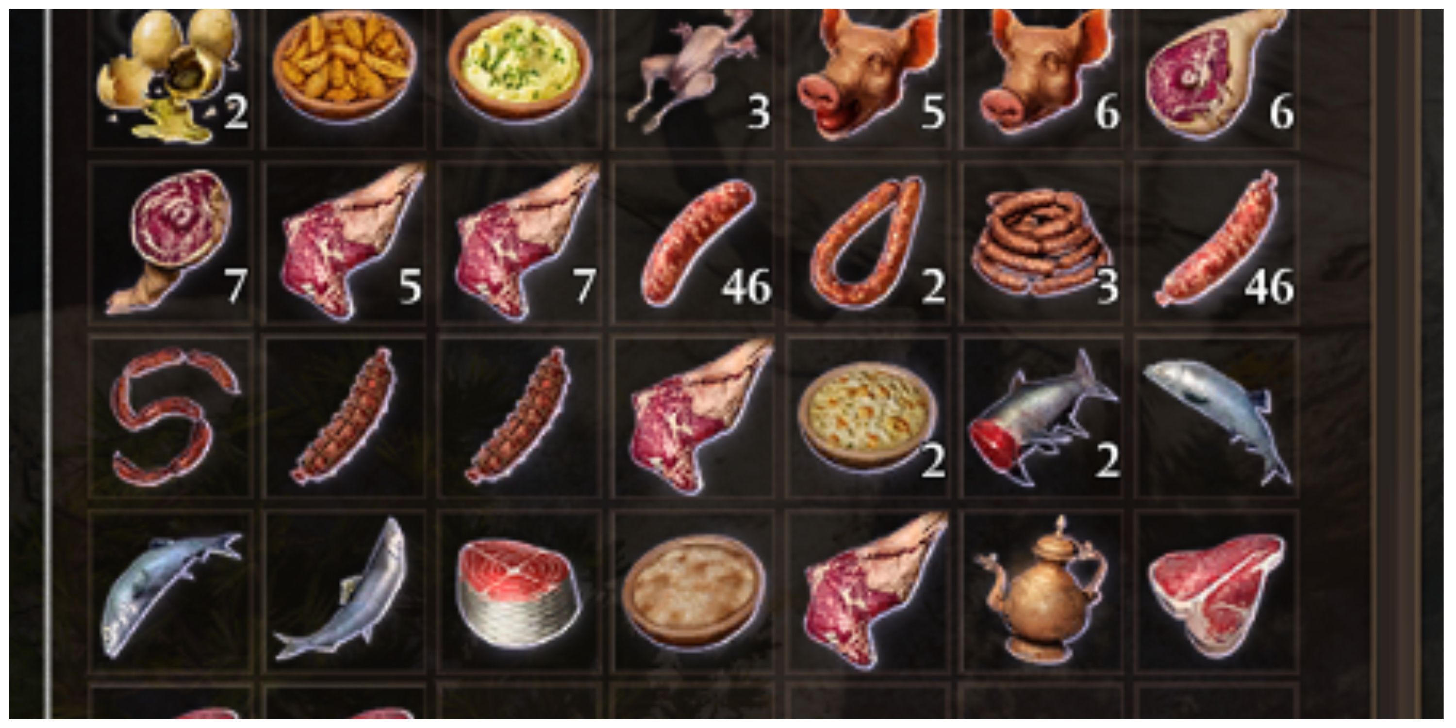 Food Items In Baldur’s Gate 3