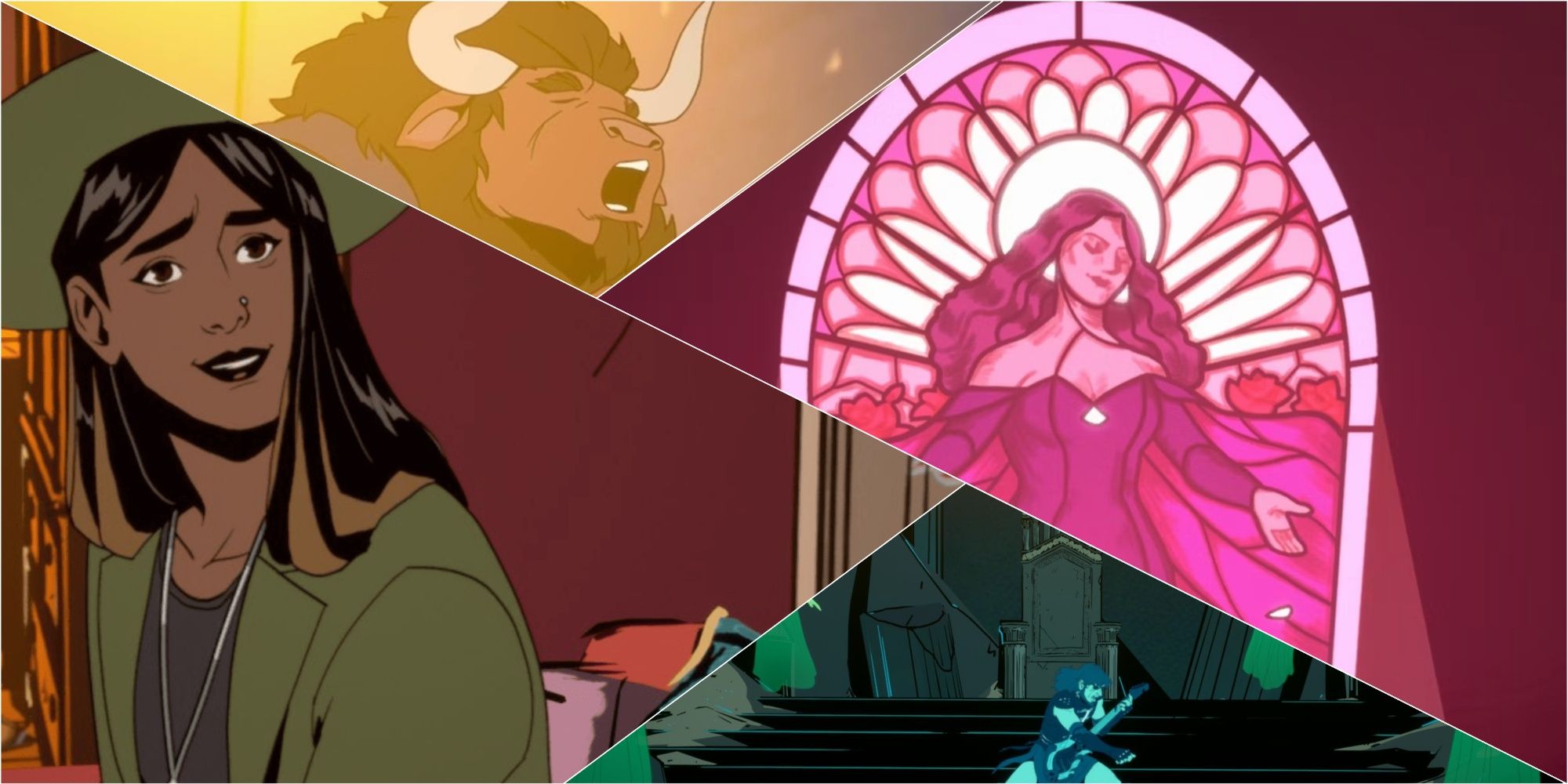 Freddie, Asterion, Orpheus and Aphrodite, from Stray Gods
