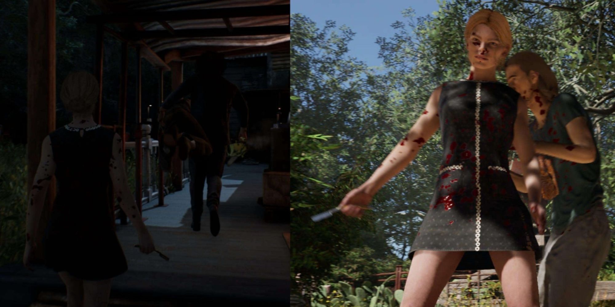 Sissy assist her family in hunting down the victims in the premises.