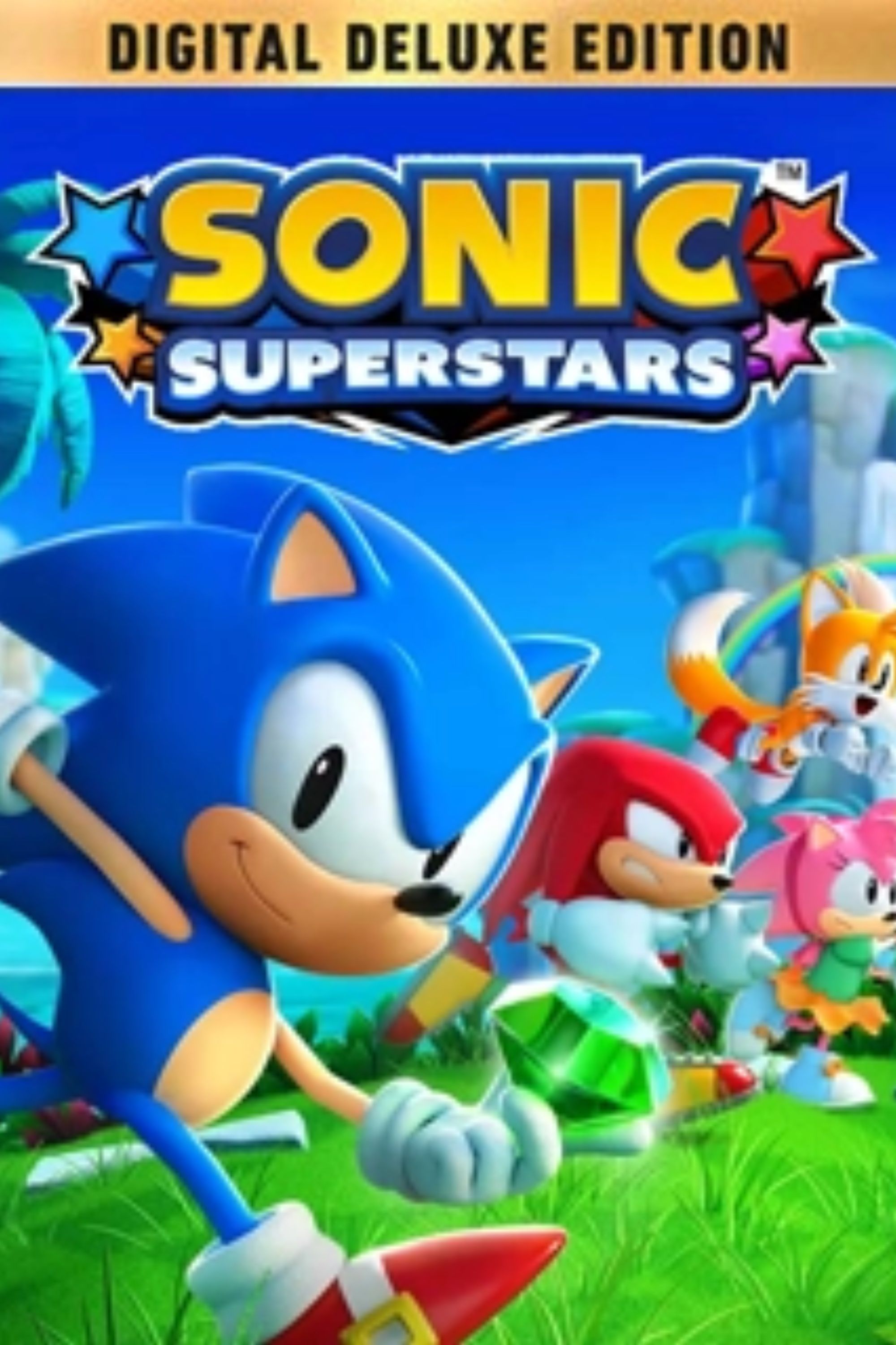 sonic superstars digital deluxe edition cover art