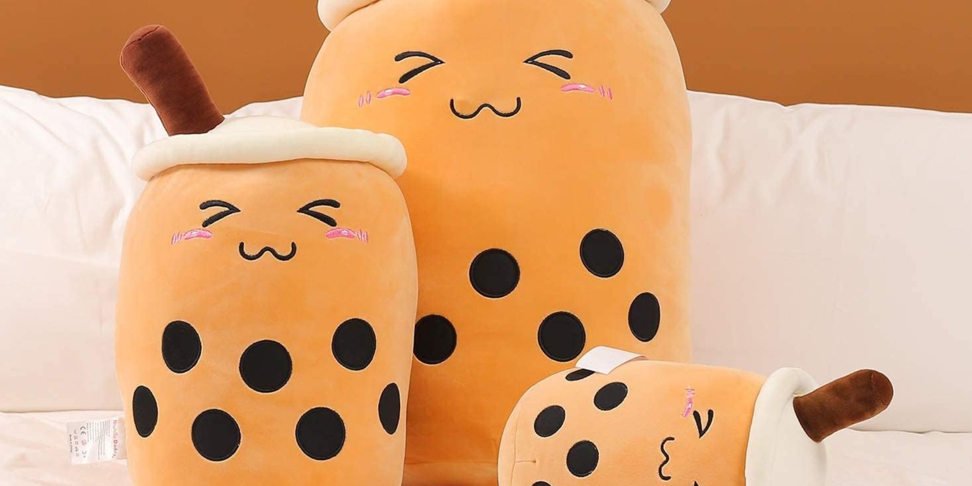 Squishmallow in bed
