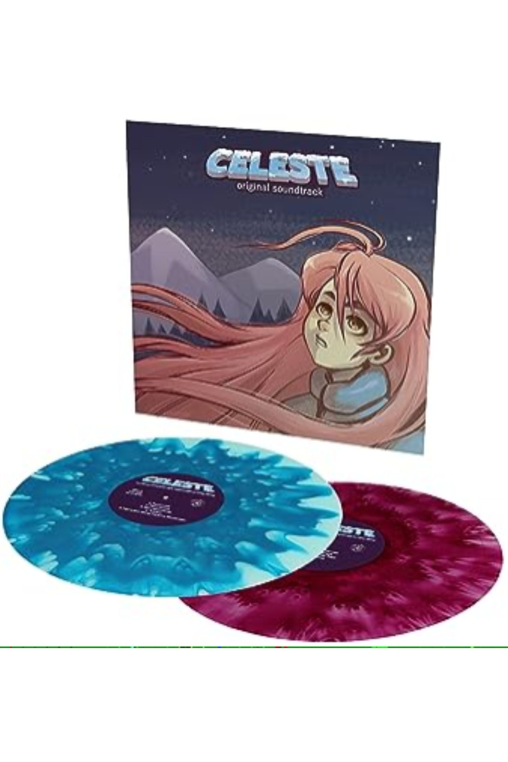Original Video Game Soundtrack Blue + Burgundy Wax
